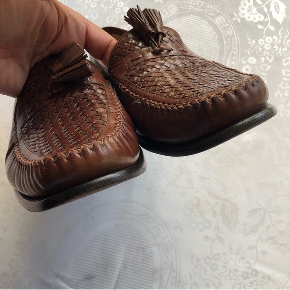 Johnston & Murphy Brown Leather Loafers Oxford Men’s Size 13 Slip-On Shoes main image 5